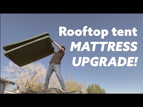 Rooftop Tent Mattress Upgrade By QOMOTOP