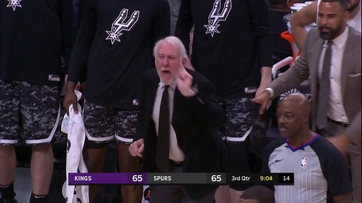 Pop got ejected following this questionable call 😳 | Bleacher Report