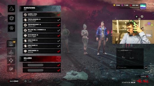 2v8 mode is back and open lobbies for subs and followers !discord !lurk !primesub !killerrequest !dares