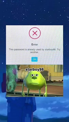 Animated Character Faces Login Error Notification