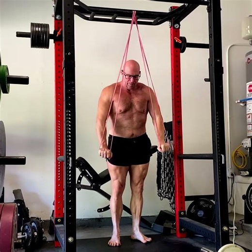 Band Pressdowns For Triceps & Elbow Tendonitis!