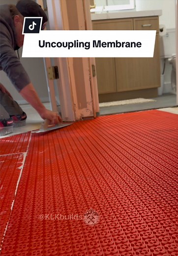 Guest Bedroom & Hallway Renovation: Uncoupling Membrane Install