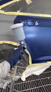 Beautiful color painting like this 💙#car #paint #satisfying #truck #quality #spray #spraypaint #carpaint #paintlife #follow #followme #fyp #foryoupagereels | Auto Paint