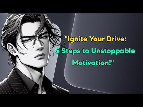 "Unleash Your Inner Drive: 5 Steps to Unstoppable Motivation.
