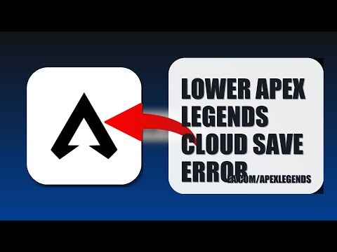 How To Lower Apex Legends Cloud Save Error 2025 (STEP BY STEP)