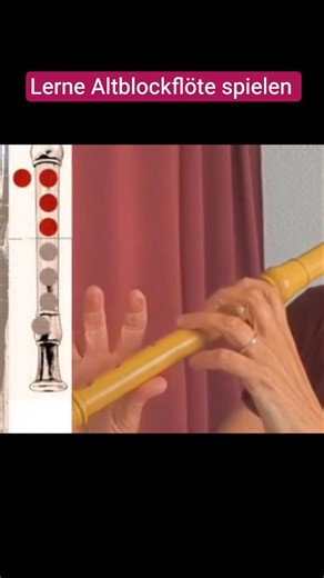 So gehen sie Griffe auf der Altblockflöte #recorder #tutorial #shorts