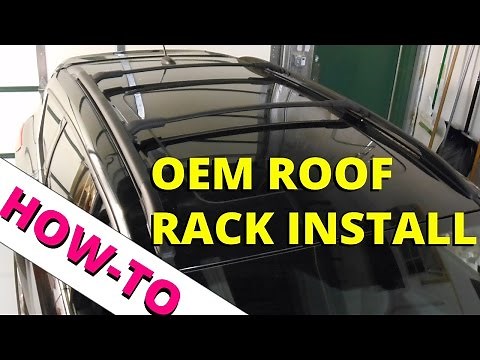 How To Install OEM Ford Escape Roof Rack: HOW TO ESCAPE
