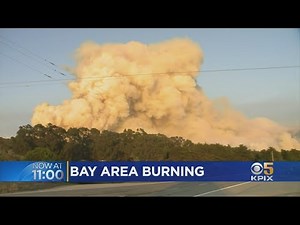 Wildfires Raging Across Bay Area Forcing Evacuations, Closing Highways, Destroying Homes