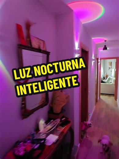 Focos de luz nocturna inteligente: fácil instalación