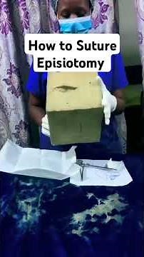 Practical demonstration of Episiotomy suture