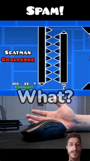 Mini Spider Vs Geometry Dash Challenge 😱 #shorts