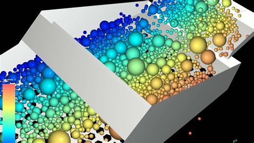 还在死磕颗粒仿真报错？10分钟带你跑通Ansys Rocky风选仿真！含仿真模型 颗粒作用参数设置，手把手教你做颗粒仿真