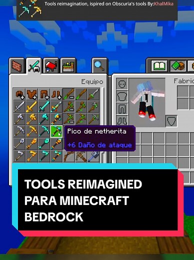 Tools Reimagined para Minecraft Bedrock - Parte 54