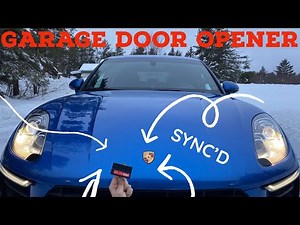 How To: Setting Up the Garage Door Opener on Your Porsche (Macan)