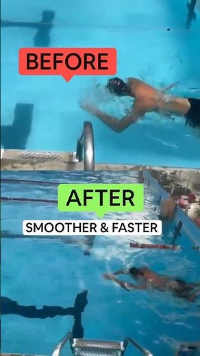 Smoother and faster swim in 1 week