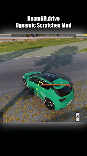 SCRATCHES MOD W BEAMNG! #shorts #beamngdrive