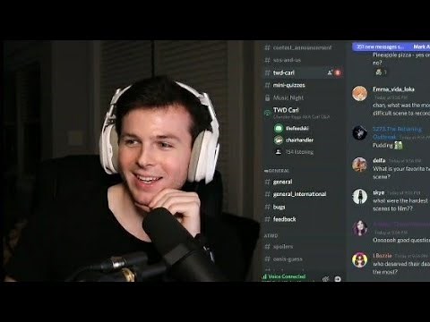 chandler riggs twitch interview (june 2021)