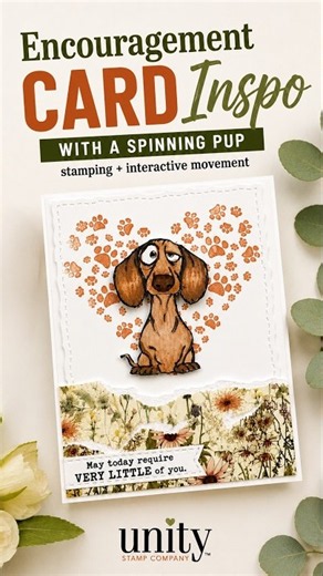 Stamp a Little Encouragement + Add Spinner Action 🐶