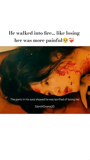 The way he ran into the fire…🥺💔 #mydemon #kdrama #shorts #viral #songkang