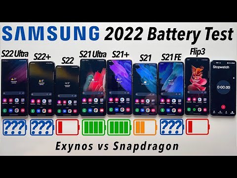 ULTIMATE 2022 Samsung Battery Test!