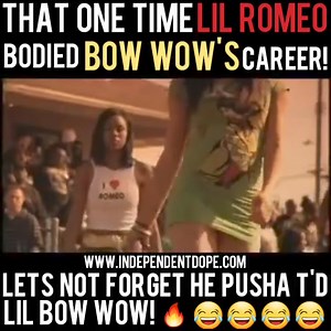 Lil Romeo vs Lil Bow wow, who remembers? 🤔 🤯 🤯 🔥 🔥 🔥 | Independent Dope