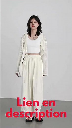 Le pantalon blanc parfait pour un look chic & relax ✨