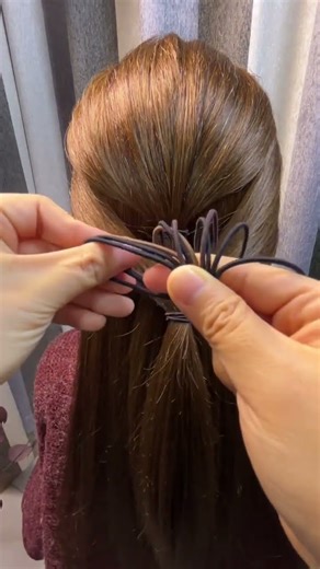 #Strongly recommended#A super good-looking semi-tied hair tutorial High-end and