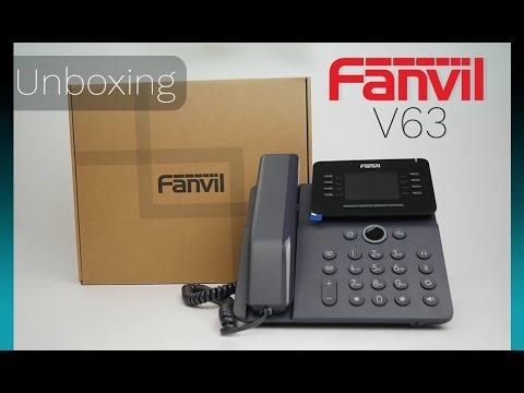 Fanvil V63 Prime Business Phone Unboxing