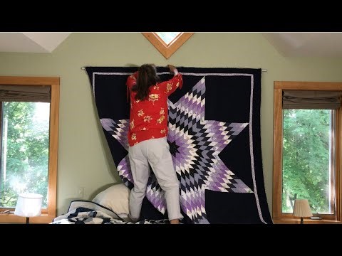 Hang a Quilt with One Nail in Minutes!