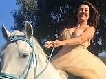 Lisa Vanderpump stuns while enjoying time riding her favorite horse