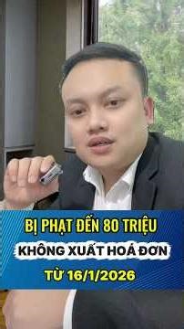 Phạt đến 80 triệu do không lập hóa đơn bán hàng ? #luatsu #tintuc