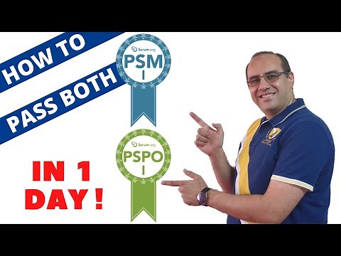 How to pass Scrum Certifications PSM I & PSPO I in 1 day?