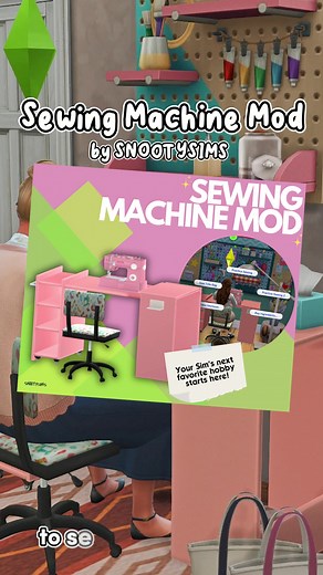 Sims 4 Sewing Machine Mod: New Hobby & Crafting