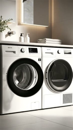 Srush washing machine tumbling at spin 1200 rpm