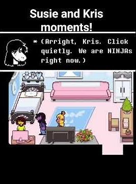 Susie and Kris moments!! #deltarune #susie #kris #susiecore