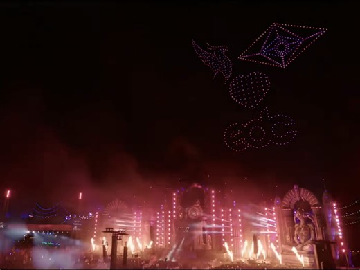 2025 edc Las Vagas illenium b2b slander Haliene Rush over me神级现场