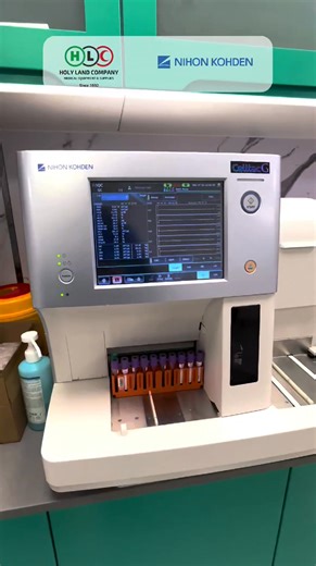 🔬 MEK-9100K Hematology Analyzer Nihon Kohden - JAPAN 🧪 5-Part Differential WBC analysis 📊 Up to 33 parameters ⚡ Throughput up to 60 tests/hour 🩸 Low sample volume 🖥️ Easy & user-friendly operation 📦 Compact design for routine labs 🏢 Holy Land Company Your trusted partner in laboratory solutions. ⏳ Over 30 Years Experience 🏅 ISO 9001:2015 & GDP Certified #MEK9100K #NihonKohden #HematologyAnalyzer #5PartDiff #holy_land_company #30years_of_experience | Holy Land Company - HLC