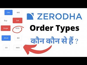 Zerodha Order Types