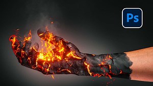 Photoshop 中的火焰\u002F燃烧效果