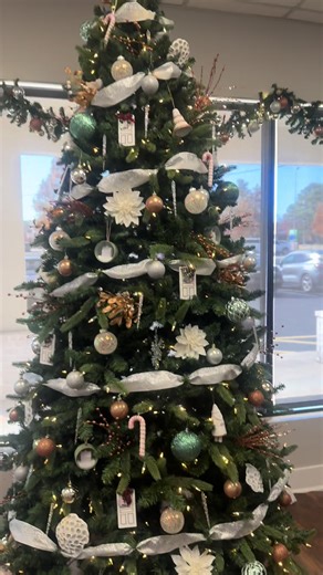 I personally think our office tree is the cutest! #fyp #christmastree #officetree #christmastreeinspo #christmasszn