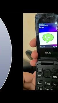 BLU Diva Flex 2.4 incoming call (With ID)
