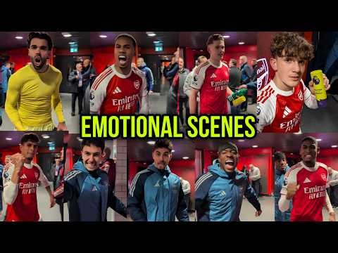 MUST WATCH: Arsenal Squad ERUPTS in the Tunnel After Everton Victory