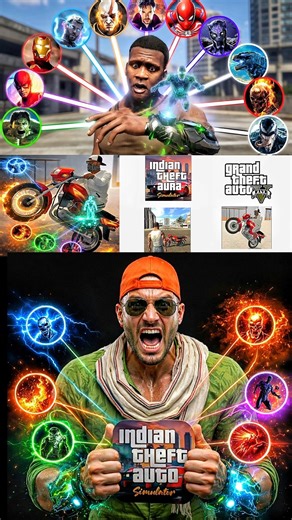 Indian Bike Driving 3D & Indian Theft Auto Simulator Copy Games Ki Super Power