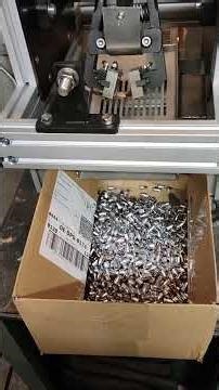 Lead bullets automatic casting machine with two molds.