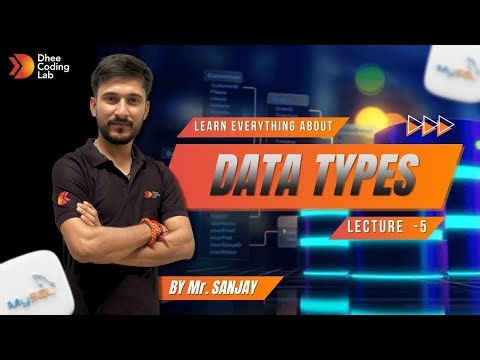 SQL Made Easy : What is Data types in MySQL?
