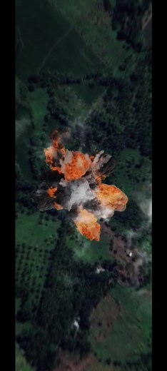 Explosion VFX Edit | PC After Effects & Blender Editing