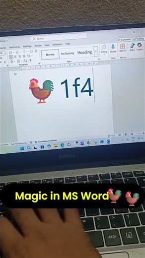 How to insert rooster symbol word me #viral #trending #shorts #trendingreels #viralreelschanllenge