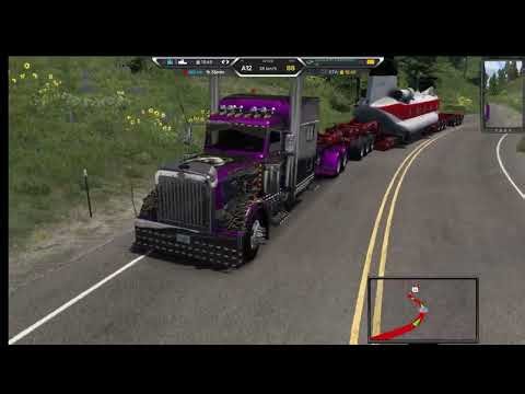 へたくそ野郎のAmerican Truck Simulator / ATS / アメトラ！311❕大型輸送用ヘリコプター15ｔ リバートン～(・・?❕