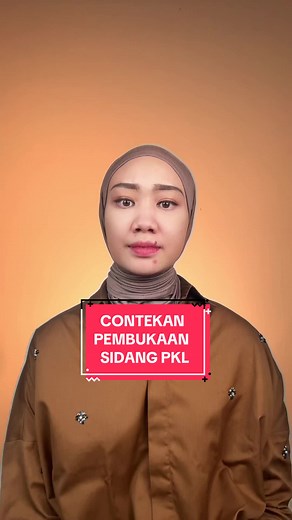 Panduan Pembukaan Sidang PKL untuk SMK