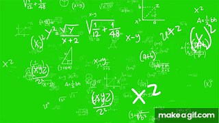 Maths Equation Floating - Green Screen Meme Template on Make a GIF